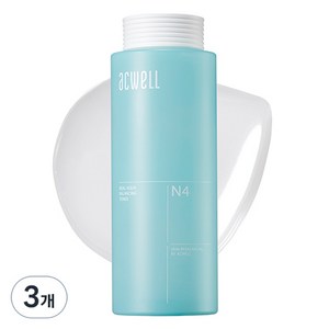 아크웰 리얼 아쿠아 밸런싱 토너, 160ml, 3개