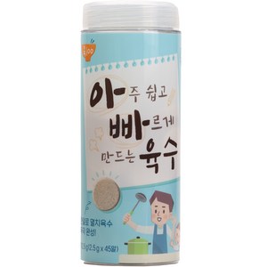 쿡백 아빠육수 45p, 112.5g, 1개