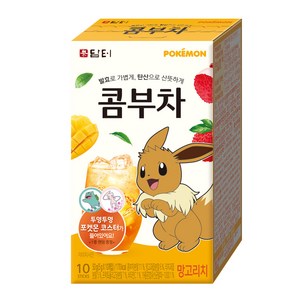 담터 포켓몬 콤부차 망고리치, 5g, 10개입, 1개