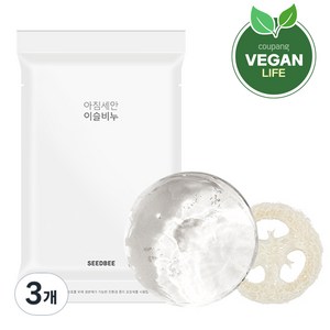 씨드비 아미나우 이슬 비누, 100g, 3개