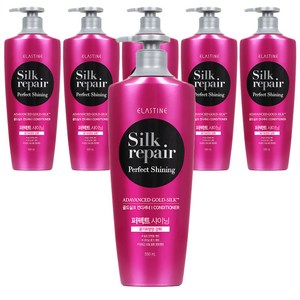 엘라스틴 실크 리페어 퍼펙트 샤이닝 골드 실크 컨디셔너, 550ml, 6개