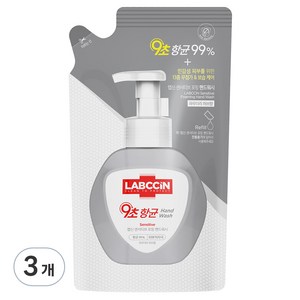 랩신 센서티브 핸드워시 리필 파우더리허브향, 450ml, 3개