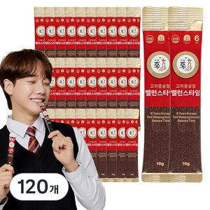 풍년보감 고려홍삼정 6년근 밸런스타임 홍삼스틱, 10g, 120개