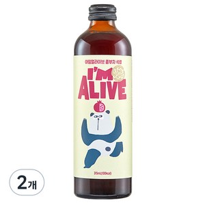 아임얼라이브 콤부차 유리병 석류, 315ml, 1개입, 2개