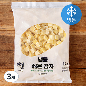 삶은감자 다이스 (냉동), 1kg, 3개