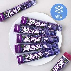 해태아이스크림 폴라포 포도 (냉동), 120ml, 6입