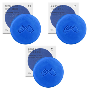 동구밭 올바른 샴푸바 쿨링용, 120g, 3개