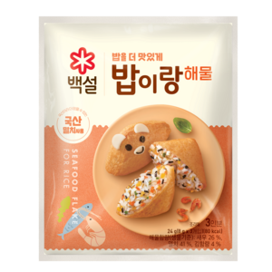 백설 밥이랑 해물, 24g, 1개