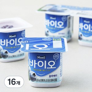 매일바이오 블루베리 요거트, 85g, 16개