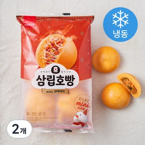 삼립호빵 미니 꼬마피자 6개입 (냉동), 240g, 2개