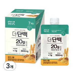 더단백 파우더 곡물 프로틴, 224g, 3개