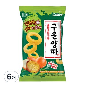 해태제과 구운양파, 60g, 6개