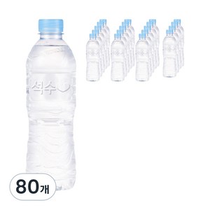 석수 무라벨, 500ml, 80개