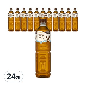 하이트진로 블랙보리 라이트 제로칼로리, 1.5L, 24개