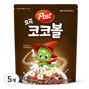 포스트 오곡 코코볼 시리얼, 570g, 5개