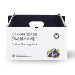 김재식헬스푸드 진짜 블루베리즙, 1.68L, 21개