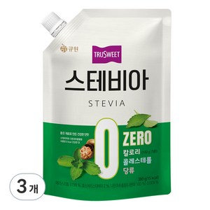 큐원 트루스위트 스테비아, 380g, 3개