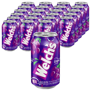 웰치스 포도맛, 355ml, 24개