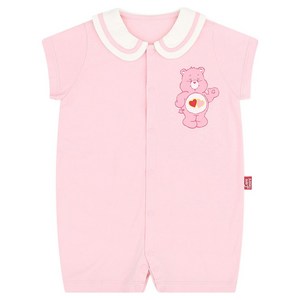 케어베어 유아용 케어베어즈 오가닉 세일러 카라 반팔 바디수트