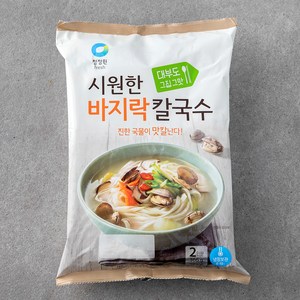 청정원 바지락칼국수 2인분, 366g, 1개