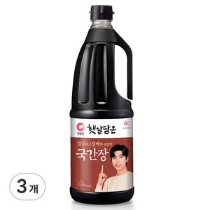 청정원 햇살담은 국간장, 1.7L, 3개