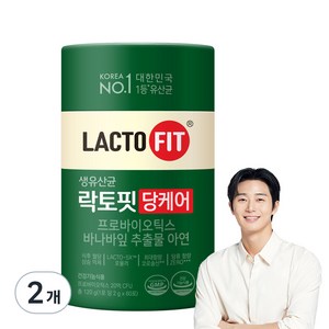 종근당건강 락토핏 당케어 60p, 120g, 2개