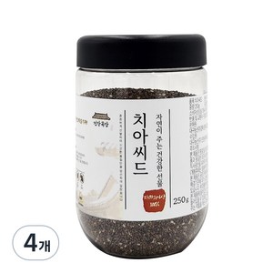 건강곡간 치아씨드 통, 250g, 4개