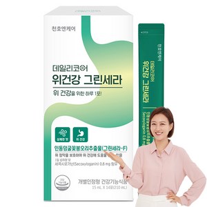 천호엔케어 데일리코어 위건강 그린세라 14p, 210ml, 1개