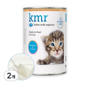 펫에그 KMR 리퀴드 고양이 분유, 325ml, 2개