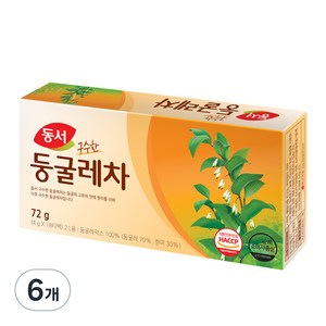 동서 둥굴레차 티백, 4g, 18개입, 6개