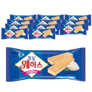 해태제과 크림 웨하스, 50g, 12개