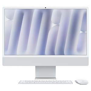 Apple 2024 아이맥 24 M4, 실버, M4 8코어, 8코어 GPU, 16GB, 256GB