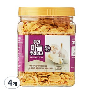 튀긴 마늘 후레이크, 500g, 4개