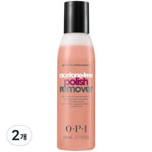 오피아이 Acetone Free Nail Polish Remover, 110ml, 2개