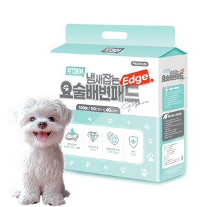 페츠모아 냄새잡는 요술 배변패드 프리미엄 엣지 레몬향, 100개입, 1개