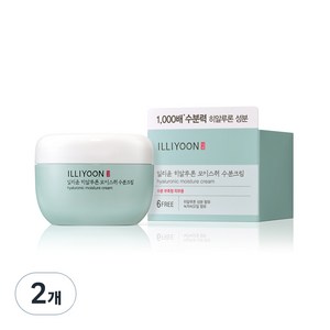 일리윤 히알루론 모이스춰 수분크림, 100ml, 2개