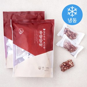 창억 입안가득 포근한 통팥찰떡 (냉동), 500g, 2팩