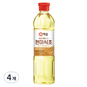 국내산 현미식초, 900ml, 4개