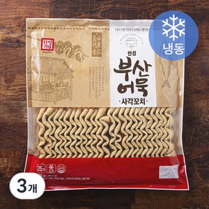 한성기업 부산어묵 사각꼬치 (냉동), 800g, 3개