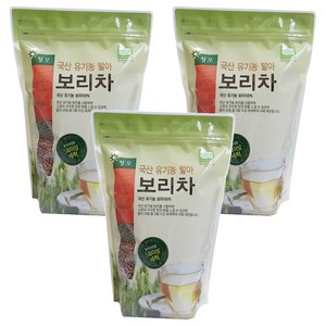 청오건강 유기농 발아 보리차, 500g, 1개입, 3개