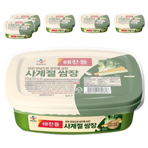 해찬들 사계절 쌈장, 170g, 6개