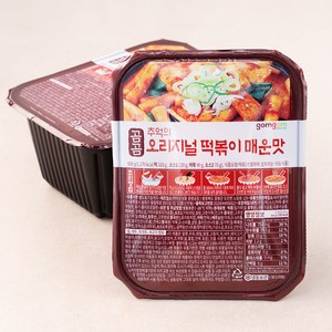 곰곰 추억의 오리지널 떡볶이 매운맛 (냉동), 600g, 2개입