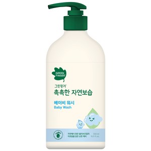 그린핑거 촉촉한 자연보습 베이비 바디워시, 500ml, 1개