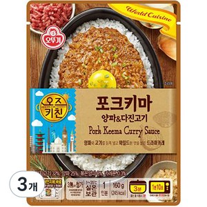 오뚜기 오즈키친 포크키마, 160g, 3개