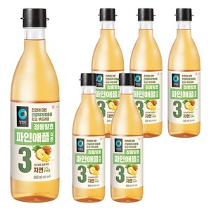 청정원 정통 파인애플 식초, 800ml, 6개