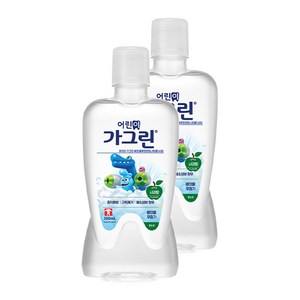 가그린 어린이용 구강세정제 딸기향 랜덤발송, 2개, 380ml