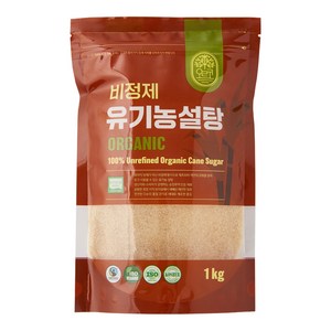 oco 비정제 유기농 설탕, 1개, 1kg