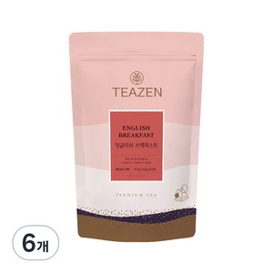 티젠 잉글리쉬 브렉퍼스트 삼각티백, 1.5g, 25개입, 6개