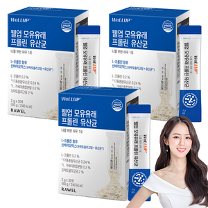 로엘 웰업 모유 유래 프롤린 유산균 스틱, 60g, 3개