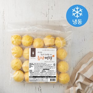 네니아 우리밀 유자머핀 20개입 (냉동), 600g, 1개